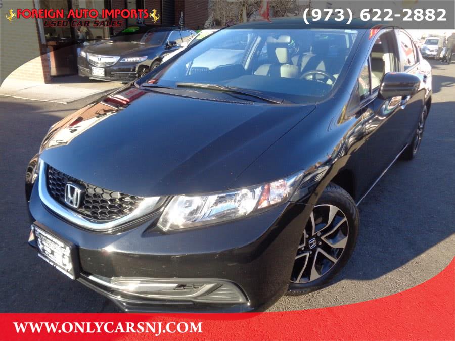 2015 Honda Civic Sedan 4dr CVT EX, available for sale in Irvington, New Jersey | Foreign Auto Imports. Irvington, New Jersey