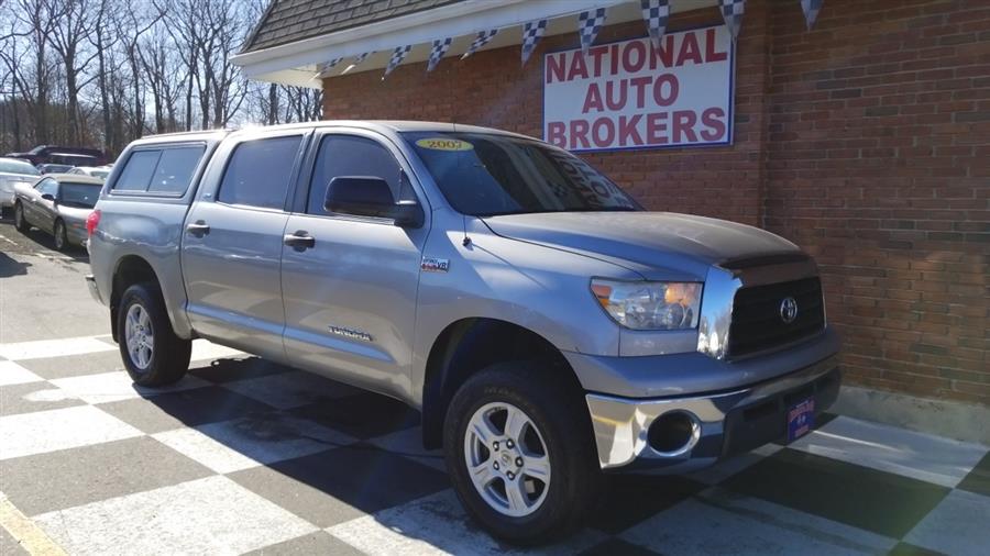 2007 Toyota Tundra 4WD CrewMax 5.7L SR5, available for sale in Waterbury, Connecticut | National Auto Brokers, Inc.. Waterbury, Connecticut