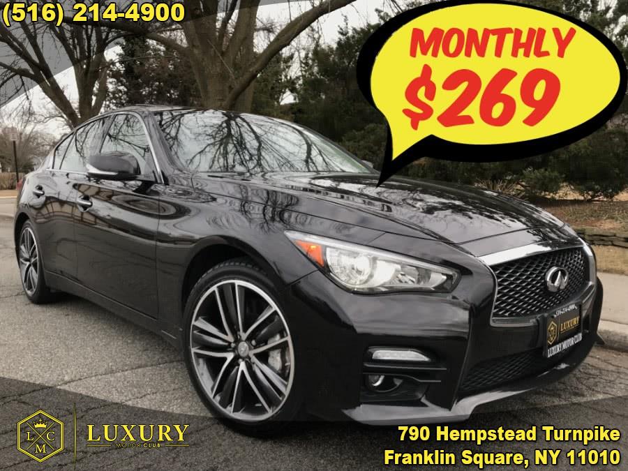 2014 Infiniti Q50 4dr Sdn AWD Sport, available for sale in Franklin Square, New York | Luxury Motor Club. Franklin Square, New York