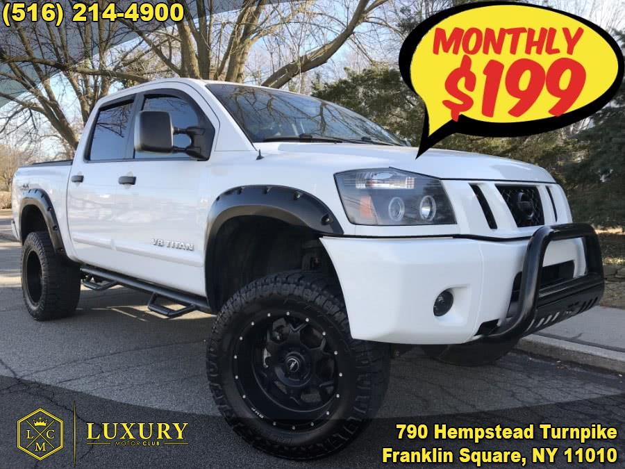 2009 Nissan Titan 4WD Crew Cab SWB PRO-4X, available for sale in Franklin Square, New York | Luxury Motor Club. Franklin Square, New York