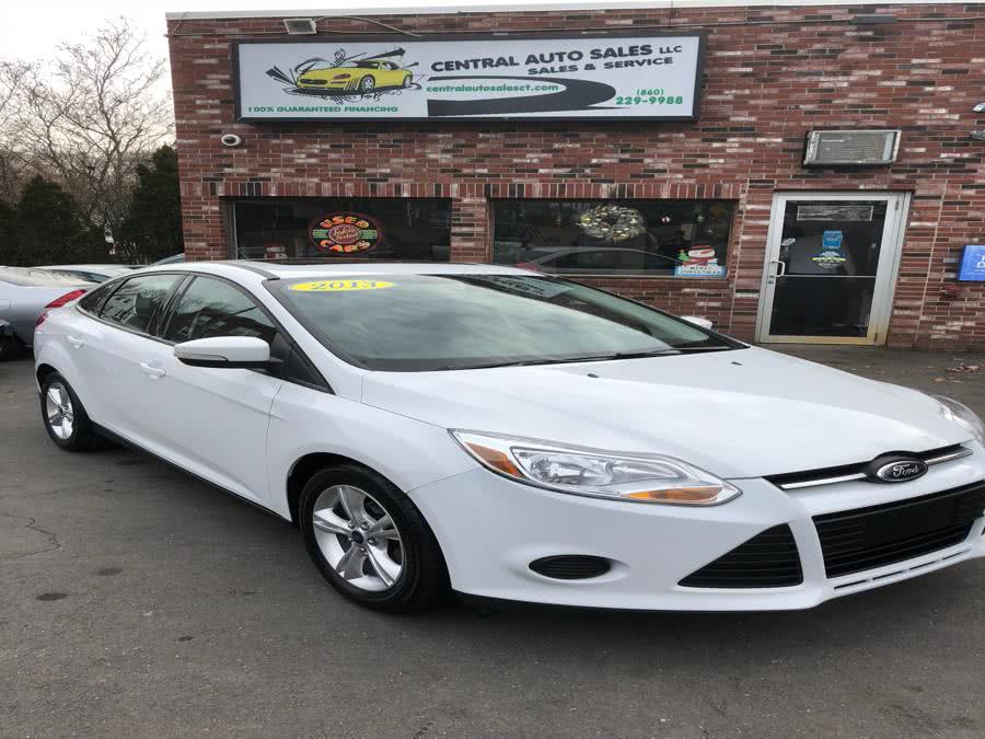 2013 Ford Focus 4dr Sdn SE, available for sale in New Britain, Connecticut | Central Auto Sales & Service. New Britain, Connecticut