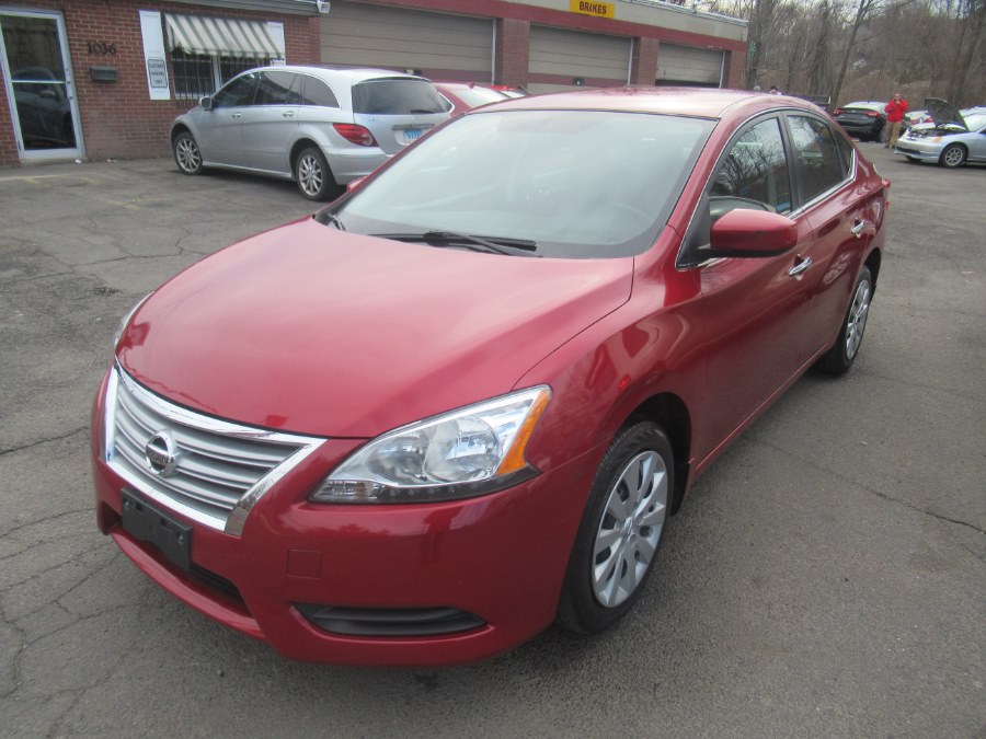 2014 Nissan Sentra 4dr Sdn I4 CVT SV With NAVI, available for sale in New Britain, Connecticut | Universal Motors LLC. New Britain, Connecticut