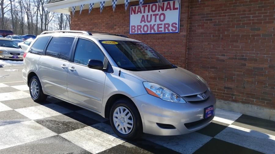 2008 Toyota Sienna 5 dR 7-Pass Van LE FWD, available for sale in Waterbury, Connecticut | National Auto Brokers, Inc.. Waterbury, Connecticut