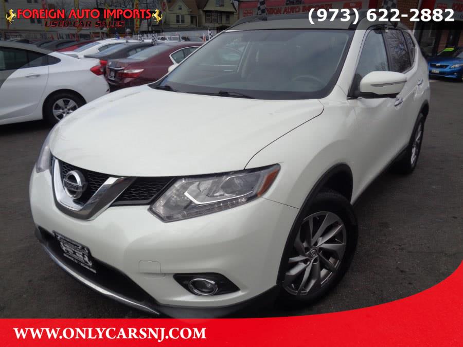 2015 Nissan Rogue AWD 4dr SL, available for sale in Irvington, New Jersey | Foreign Auto Imports. Irvington, New Jersey