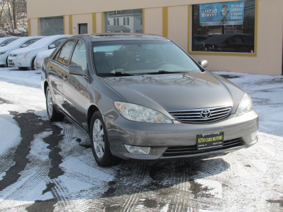 2005 Toyota Camry 4dr Sdn XLE, available for sale in Vernon , Connecticut | Auto Care Motors. Vernon , Connecticut