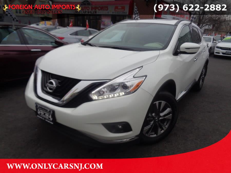 2016 Nissan Murano AWD 4dr SV, available for sale in Irvington, New Jersey | Foreign Auto Imports. Irvington, New Jersey