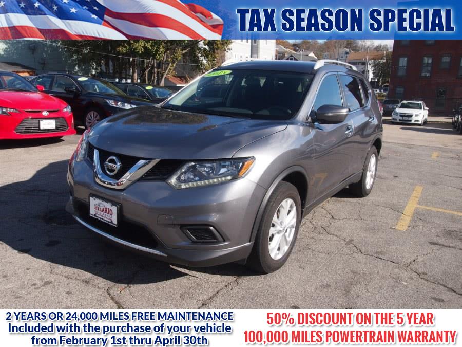 2015 Nissan Rogue AWD 4dr SV, available for sale in Worcester, Massachusetts | Hilario's Auto Sales Inc.. Worcester, Massachusetts