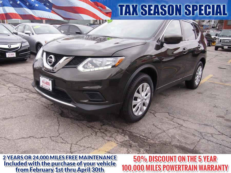 2016 Nissan Rogue AWD 4dr S, available for sale in Worcester, Massachusetts | Hilario's Auto Sales Inc.. Worcester, Massachusetts