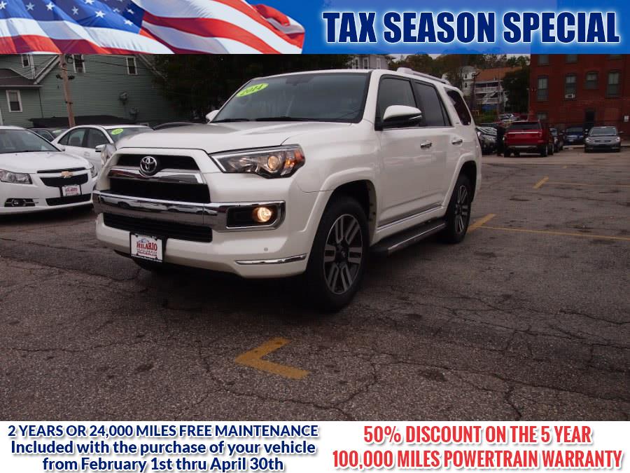 2014 Toyota 4Runner 4WD 4dr V6 Limited (Natl), available for sale in Worcester, Massachusetts | Hilario's Auto Sales Inc.. Worcester, Massachusetts