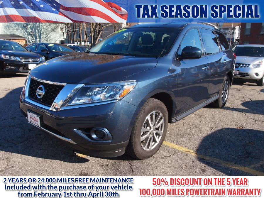 2015 Nissan Pathfinder 4WD 4dr S, available for sale in Worcester, Massachusetts | Hilario's Auto Sales Inc.. Worcester, Massachusetts