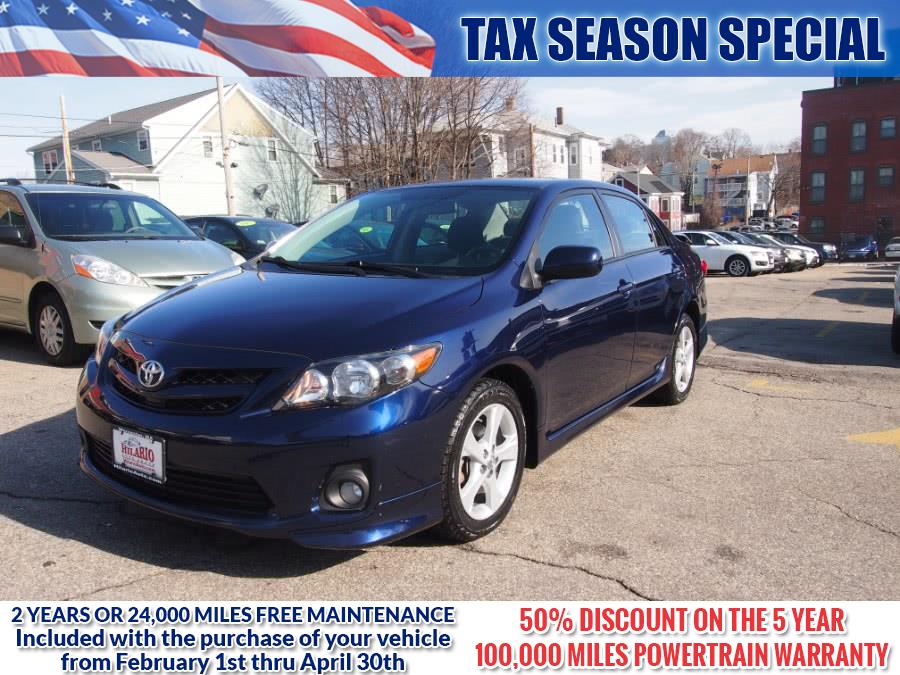 2011 Toyota Corolla 4dr Sdn Man S (Natl), available for sale in Worcester, Massachusetts | Hilario's Auto Sales Inc.. Worcester, Massachusetts
