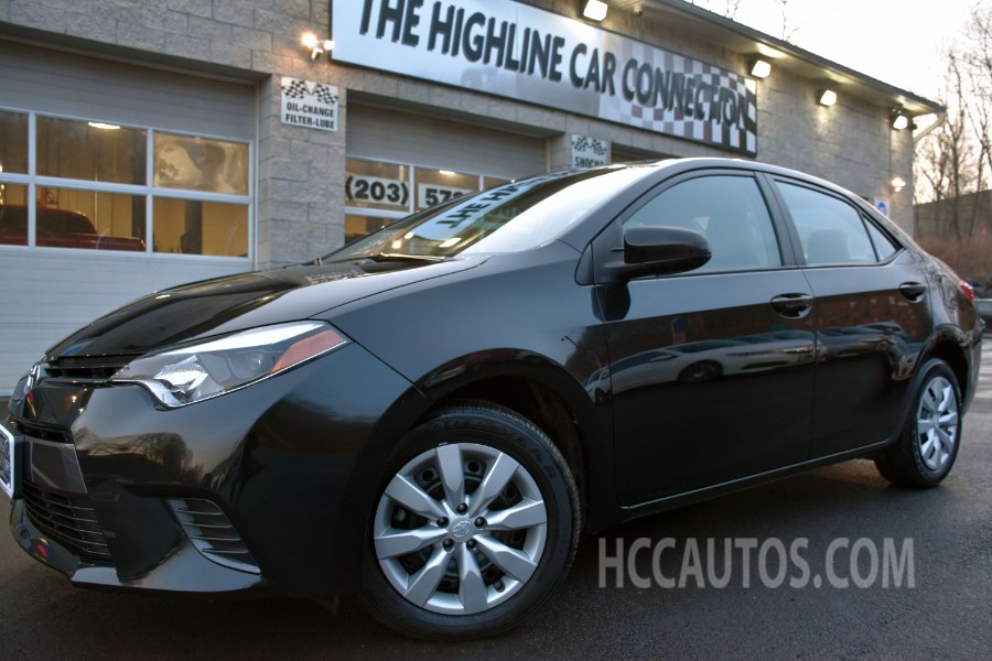 2015 Toyota Corolla 4dr  LE, available for sale in Waterbury, Connecticut | Highline Car Connection. Waterbury, Connecticut