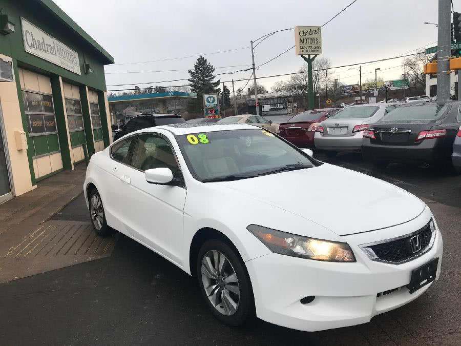 2008 Honda Accord Cpe 2dr I4 Auto EX-L, available for sale in West Hartford, Connecticut | Chadrad Motors llc. West Hartford, Connecticut