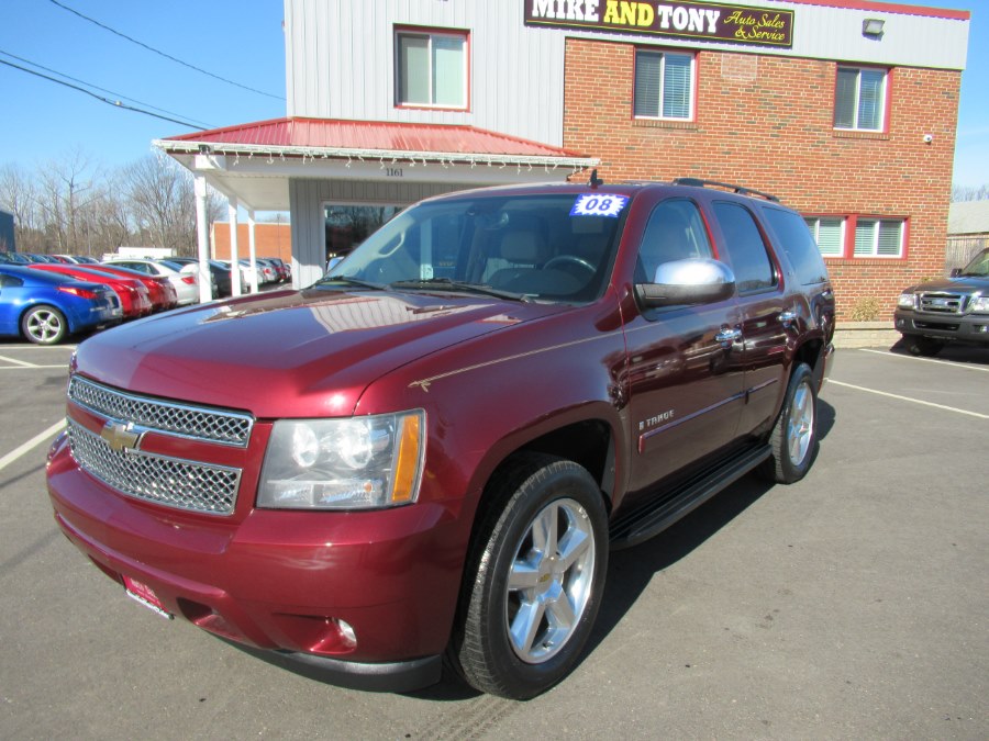 2008 Chevrolet Tahoe 4WD 4dr 1500 LT w/3LT, available for sale in South Windsor, Connecticut | Mike And Tony Auto Sales, Inc. South Windsor, Connecticut