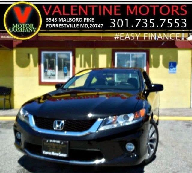 2014 Honda Accord Coupe EX-L NAVI, available for sale in Forestville, Maryland | Valentine Motor Company. Forestville, Maryland
