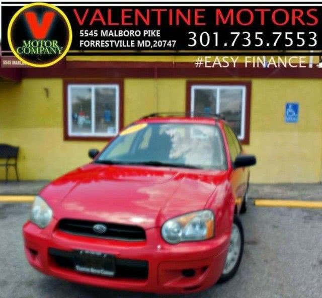 2004 Subaru Impreza Wagon (natl) TS Sport, available for sale in Forestville, Maryland | Valentine Motor Company. Forestville, Maryland