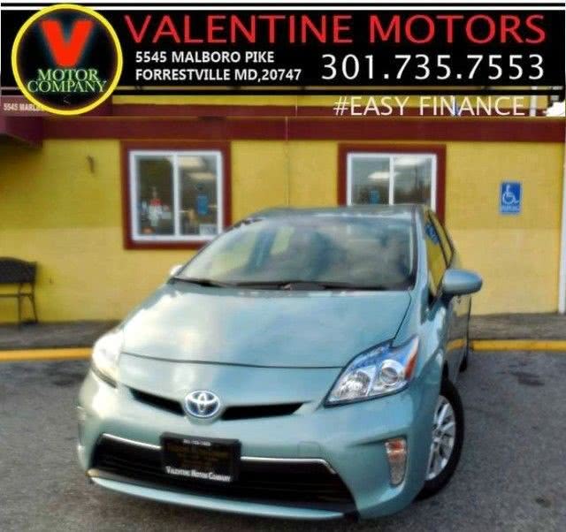 2012 Toyota Prius Plug-in Advanced, available for sale in Forestville, Maryland | Valentine Motor Company. Forestville, Maryland
