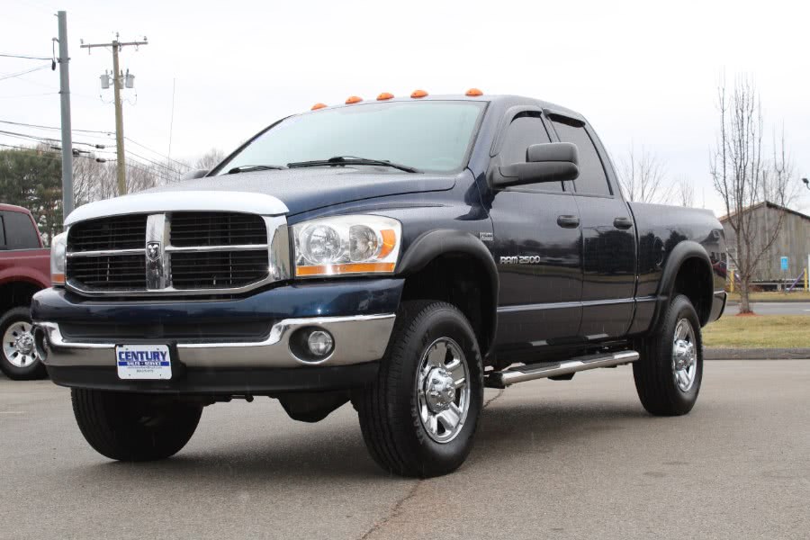 2006 Dodge Ram 2500 4dr Quad Cab 140.5 4WD SLT, available for sale in East Windsor, Connecticut | Century Auto And Truck. East Windsor, Connecticut