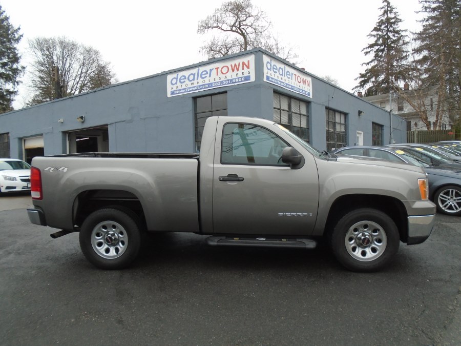 2008 GMC Sierra 1500 4WD Reg Cab SLE, available for sale in Milford, Connecticut | Dealertown Auto Wholesalers. Milford, Connecticut