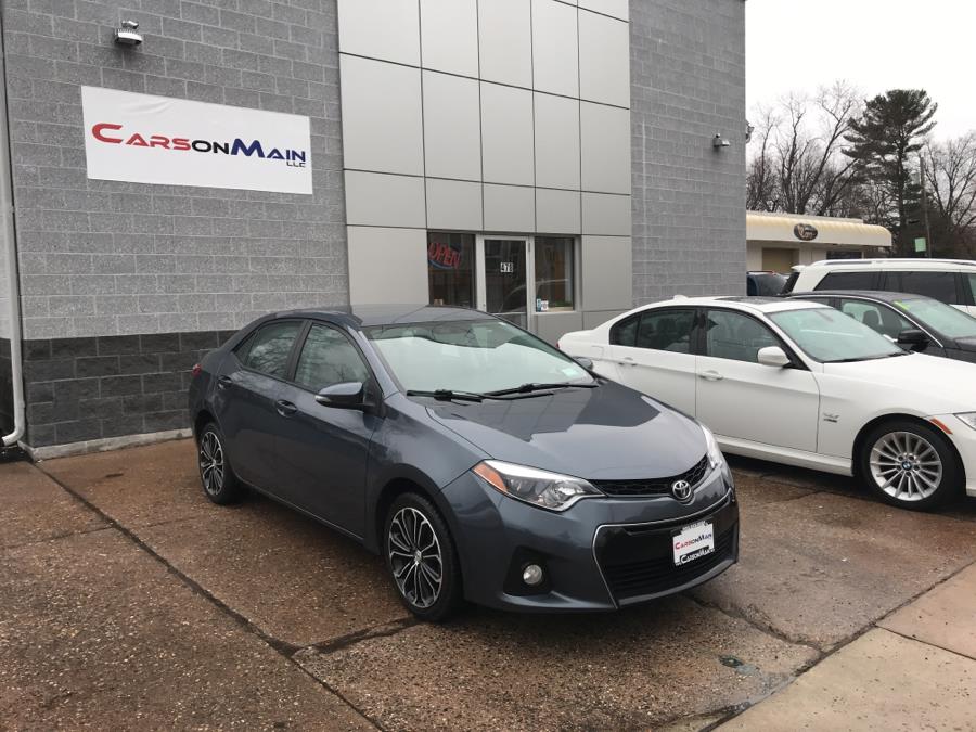 2014 Toyota Corolla 4dr Sdn CVT S, available for sale in Manchester, Connecticut | Carsonmain LLC. Manchester, Connecticut