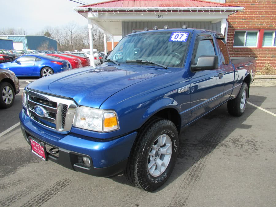 2007 Ford Ranger 4WD 4dr SuperCab 126" XLT, available for sale in South Windsor, Connecticut | Mike And Tony Auto Sales, Inc. South Windsor, Connecticut