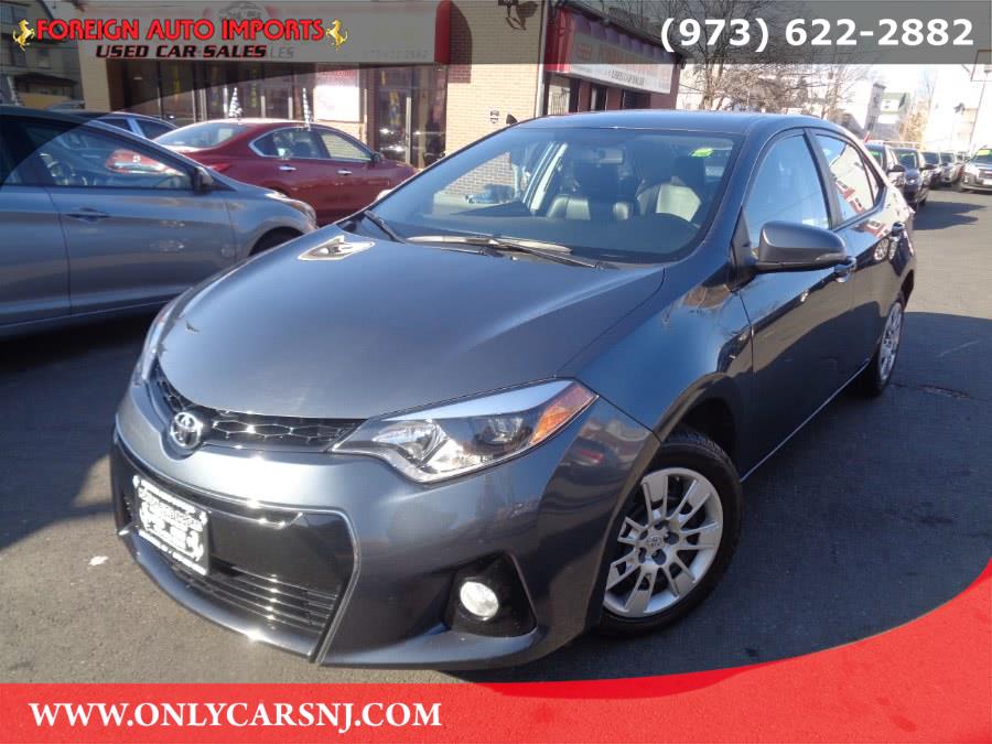 2016 Toyota Corolla 4dr Sdn CVT S (Natl), available for sale in Irvington, New Jersey | Foreign Auto Imports. Irvington, New Jersey