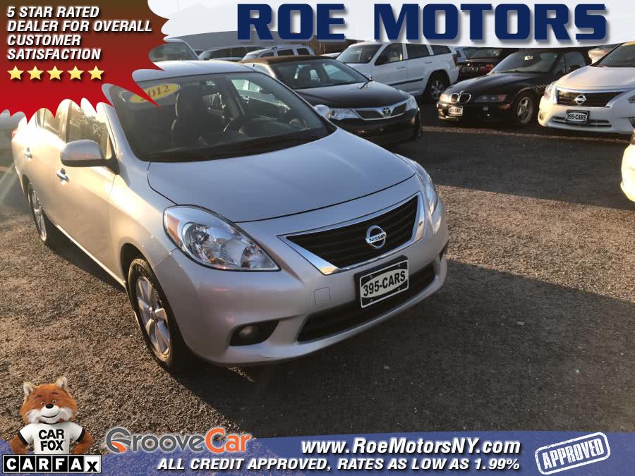 2012 Nissan Versa 4dr Sdn CVT 1.6 SL, available for sale in Shirley, New York | Roe Motors Ltd. Shirley, New York