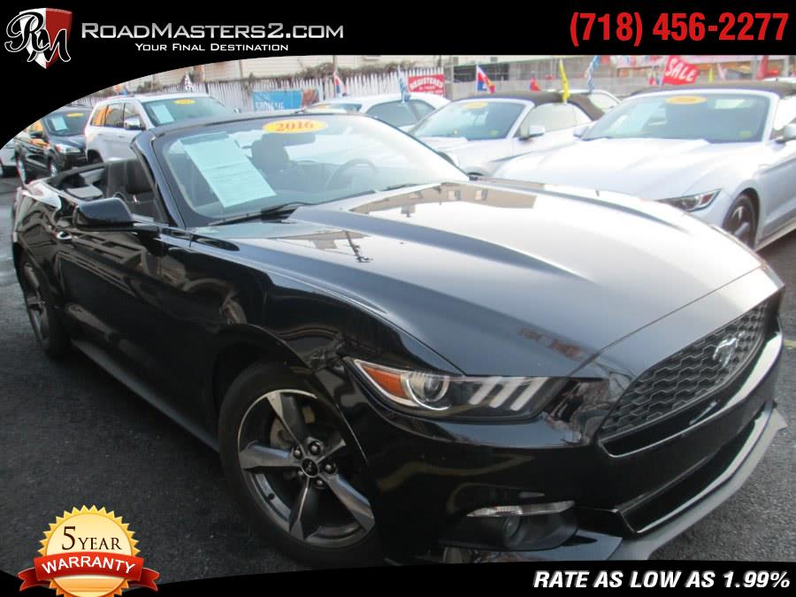 2016 Ford Mustang 2dr Conv V6, available for sale in Middle Village, New York | Road Masters II INC. Middle Village, New York