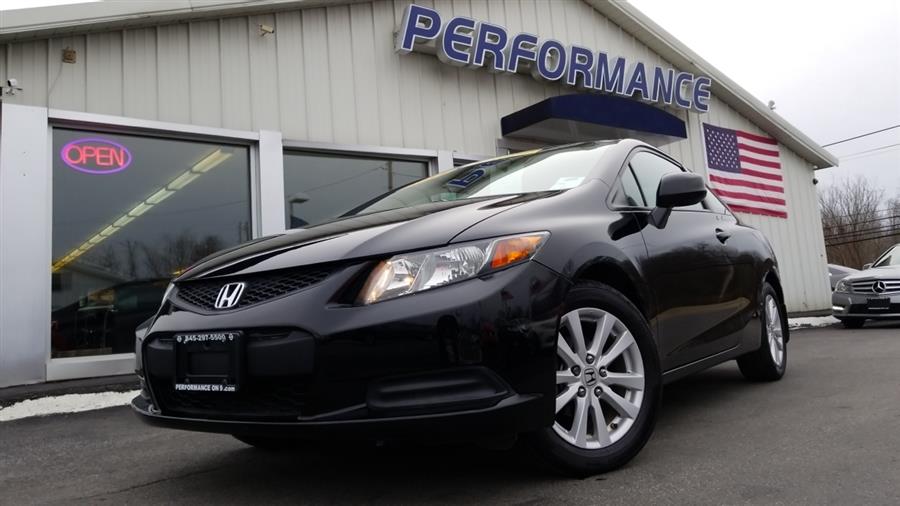 2012 Honda Civic Cpe 2dr Auto EX, available for sale in Wappingers Falls, New York | Performance Motor Cars. Wappingers Falls, New York