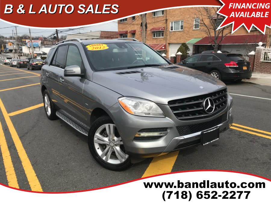 2012 Mercedes-Benz M-Class 4MATIC 4dr ML350, available for sale in Bronx, New York | B & L Auto Sales LLC. Bronx, New York