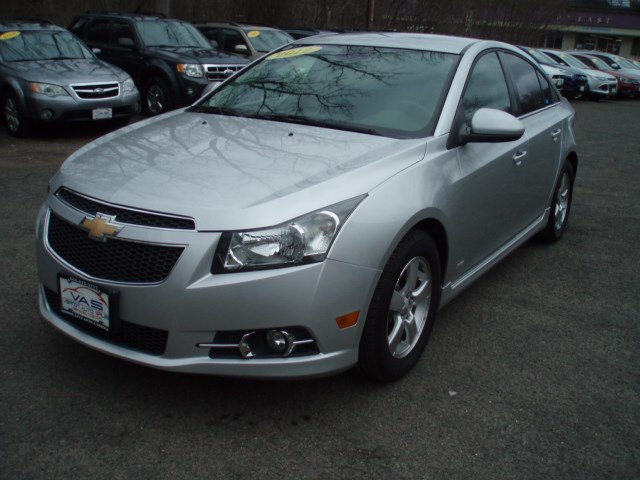 2012 Chevrolet Cruze 4dr Sdn LT w/1LT, available for sale in Manchester, Connecticut | Vernon Auto Sale & Service. Manchester, Connecticut