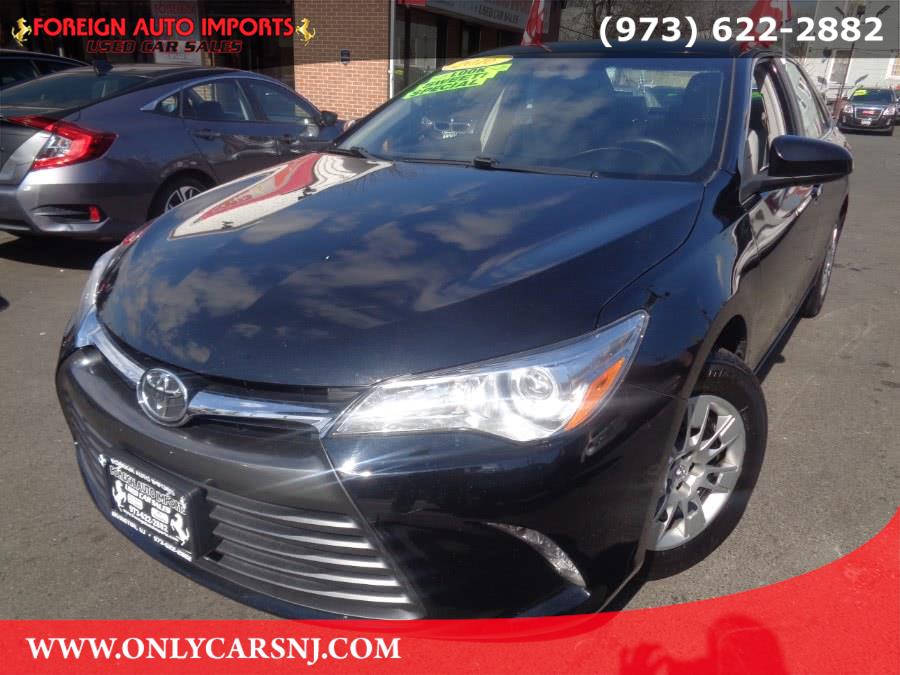 2016 Toyota Camry 4dr Sdn I4 Auto LE (Natl), available for sale in Irvington, New Jersey | Foreign Auto Imports. Irvington, New Jersey