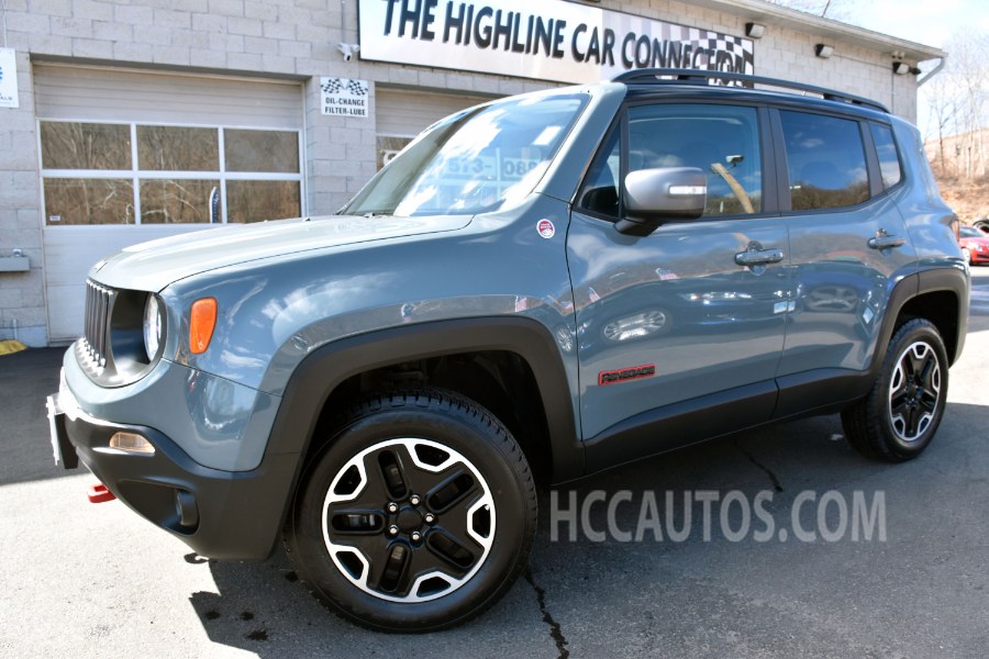 2017 Jeep Renegade Trailhawk 4x4, available for sale in Waterbury, Connecticut | Highline Car Connection. Waterbury, Connecticut