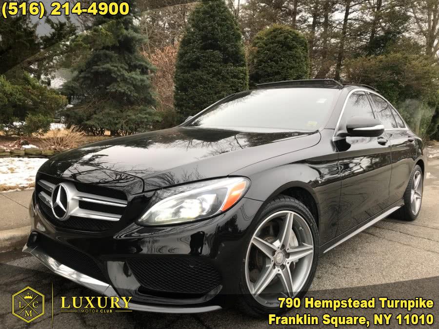 2015 Mercedes-Benz C-Class 4dr Sdn C 400 4MATIC, available for sale in Franklin Square, New York | Luxury Motor Club. Franklin Square, New York