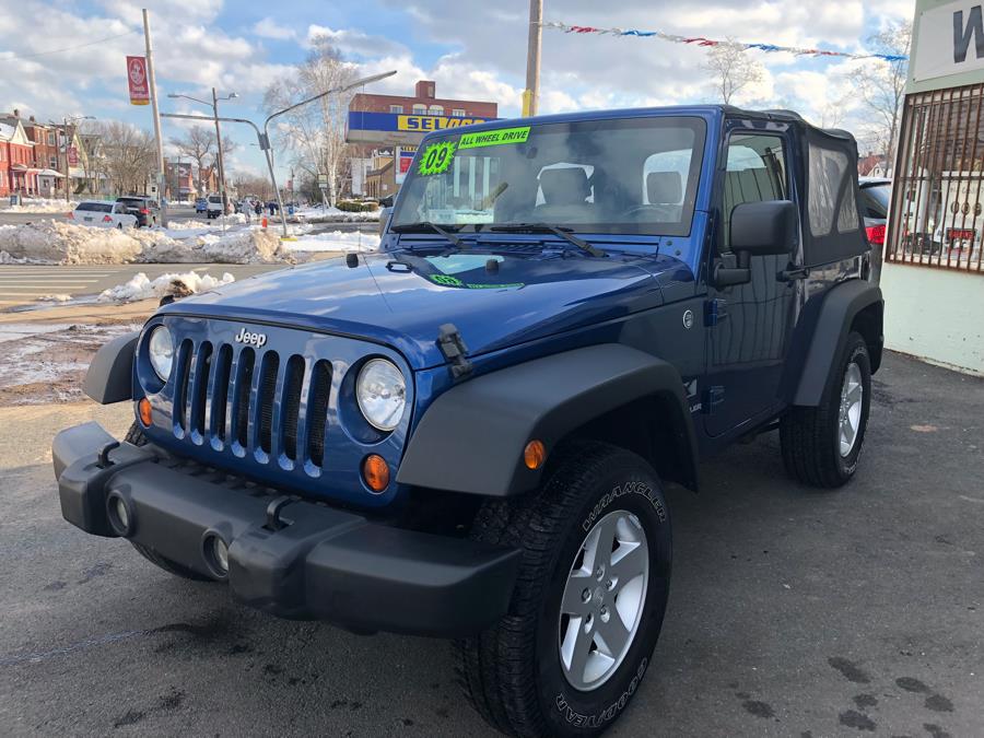 2009 Jeep Wrangler 4WD 2dr X, available for sale in Hartford, Connecticut | Franklin Motors Auto Sales LLC. Hartford, Connecticut