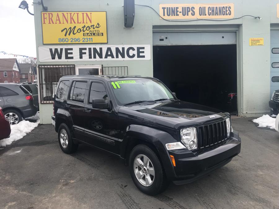 2011 Jeep Liberty 4WD 4dr Sport, available for sale in Hartford, Connecticut | Franklin Motors Auto Sales LLC. Hartford, Connecticut