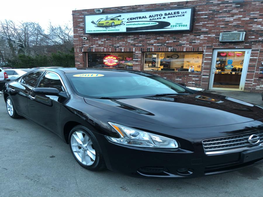 2011 Nissan Maxima 4dr Sdn V6 CVT 3.5 SV w/Premium Pkg, available for sale in New Britain, Connecticut | Central Auto Sales & Service. New Britain, Connecticut