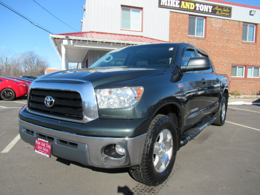 2008 Toyota Tundra 4WD Truck CrewMax 5.7L V8 6-Spd AT SR5, available for sale in South Windsor, Connecticut | Mike And Tony Auto Sales, Inc. South Windsor, Connecticut