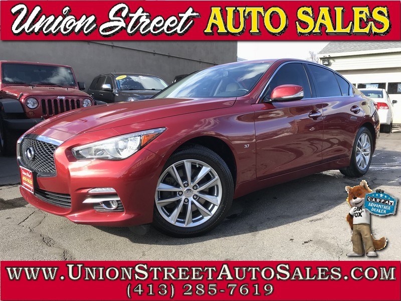 2014 Infiniti Q50 4dr Sdn Sport AWD, available for sale in West Springfield, Massachusetts | Union Street Auto Sales. West Springfield, Massachusetts