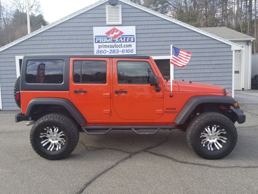 2015 Jeep Wrangler Unlimited 4WD 4dr Sport, available for sale in Thomaston, CT