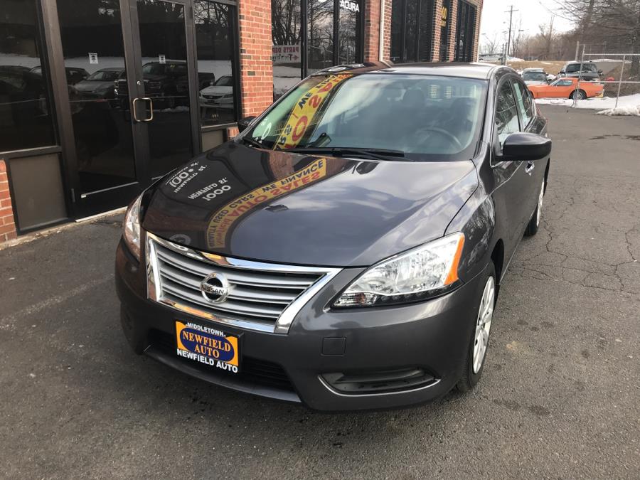 2015 Nissan Sentra 4dr Sdn I4 CVT Sv, available for sale in Middletown, Connecticut | Newfield Auto Sales. Middletown, Connecticut