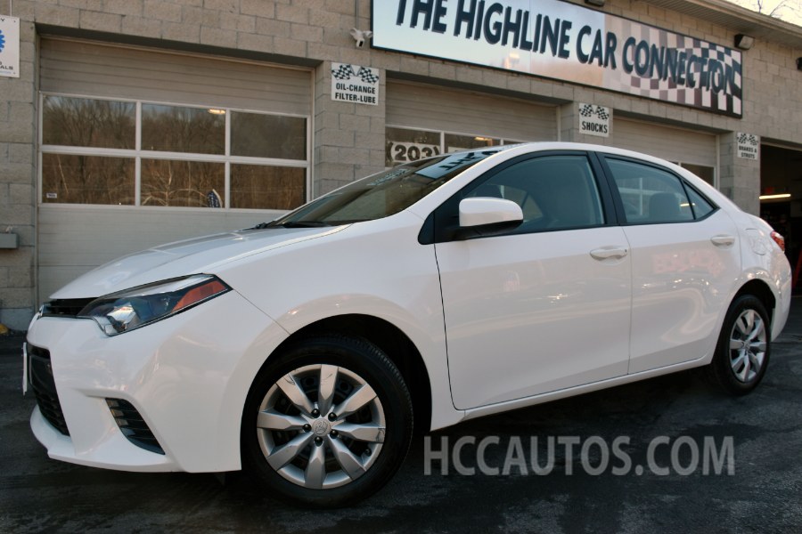 2016 Toyota Corolla 4dr  LE, available for sale in Waterbury, Connecticut | Highline Car Connection. Waterbury, Connecticut