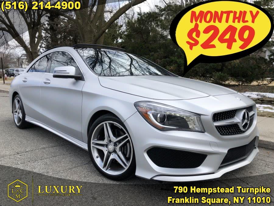 2014 Mercedes-Benz CLA-Class 4dr Sdn CLA250 4MATIC Matte, available for sale in Franklin Square, New York | Luxury Motor Club. Franklin Square, New York
