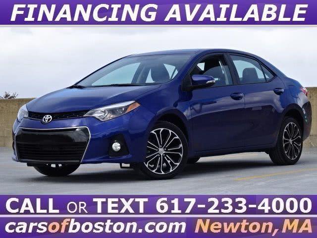 2016 Toyota Corolla S, available for sale in Newton, Massachusetts | Cars of Boston. Newton, Massachusetts