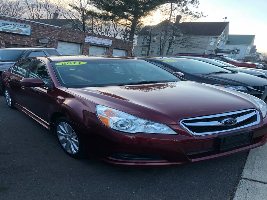 2011 Subaru Legacy 4dr Sdn H4 Auto 2.5i Ltd Pwr Moon, available for sale in New Britain, Connecticut | Central Auto Sales & Service. New Britain, Connecticut