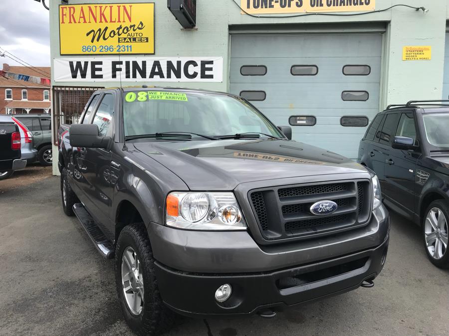 2008 Ford F-150 4WD SuperCab 145" STX, available for sale in Hartford, Connecticut | Franklin Motors Auto Sales LLC. Hartford, Connecticut