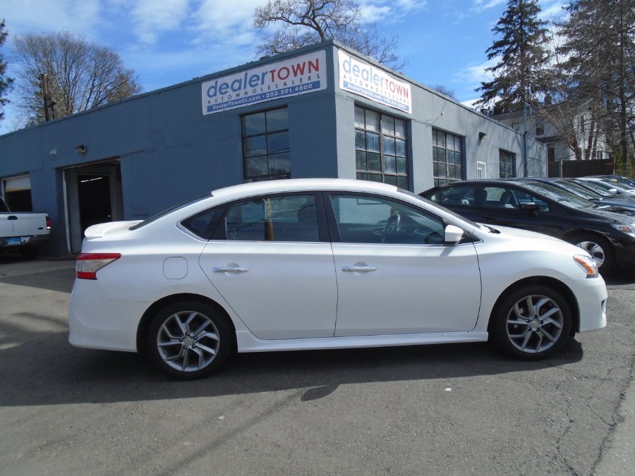 2013 Nissan Sentra 4dr Sdn I4 CVT SR, available for sale in Milford, Connecticut | Dealertown Auto Wholesalers. Milford, Connecticut