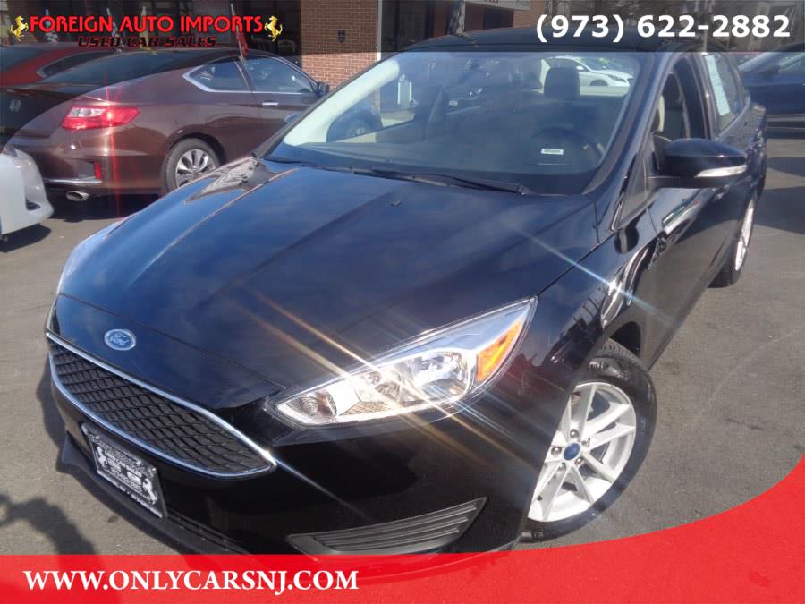 2017 Ford Focus SE Sedan, available for sale in Irvington, New Jersey | Foreign Auto Imports. Irvington, New Jersey