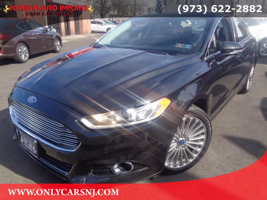 2014 Ford Fusion 4dr Sdn Titanium FWD, available for sale in Irvington, New Jersey | Foreign Auto Imports. Irvington, New Jersey