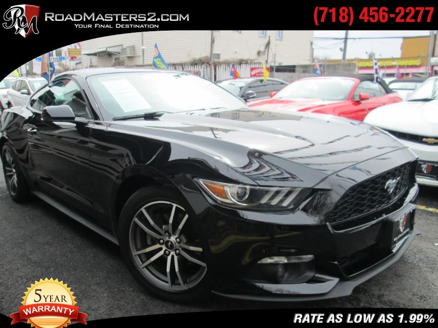 2015 Ford Mustang 2dr Fastback EcoBoost Premium, available for sale in Middle Village, New York | Road Masters II INC. Middle Village, New York